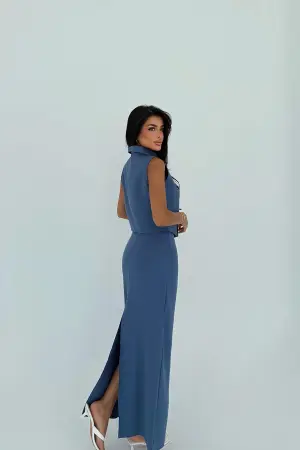 ElegantSet With Buttoned Closure - Brand: EYYO ATELIER - Women's Clothing Wholesale - Globality Store