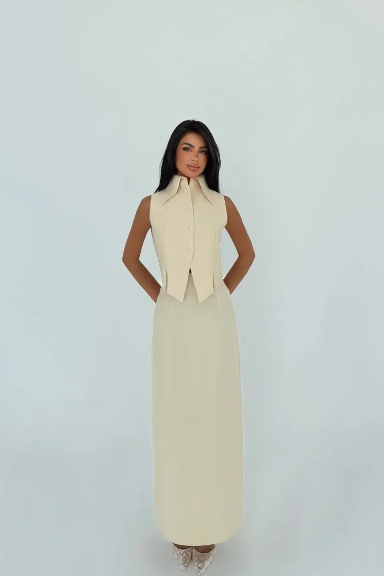 Elegant Formal Vintage Set - Brand: EYYO ATELIER - Women's Clothing Wholesale - Globality Store