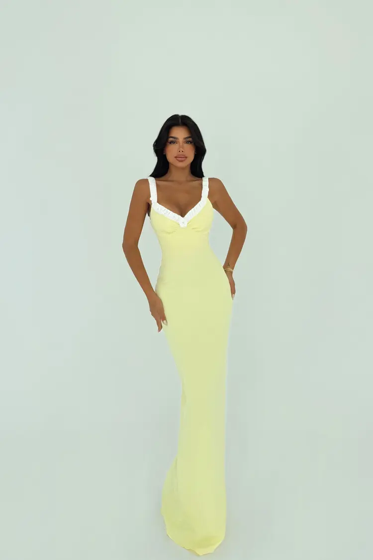 Bodycon Dress With Sweetheart Neck - Brand: EYYO ATELIER - Women's Clothing Wholesale - Globality Store