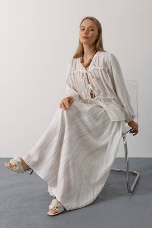 White Boho Elegant Set - Brand: Reyon - Women's Clothing Wholesale - Globality Store