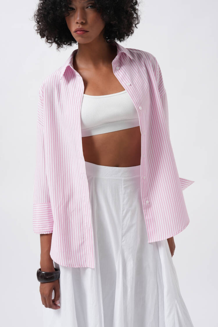 Striped Casual Buttoned Shirt
