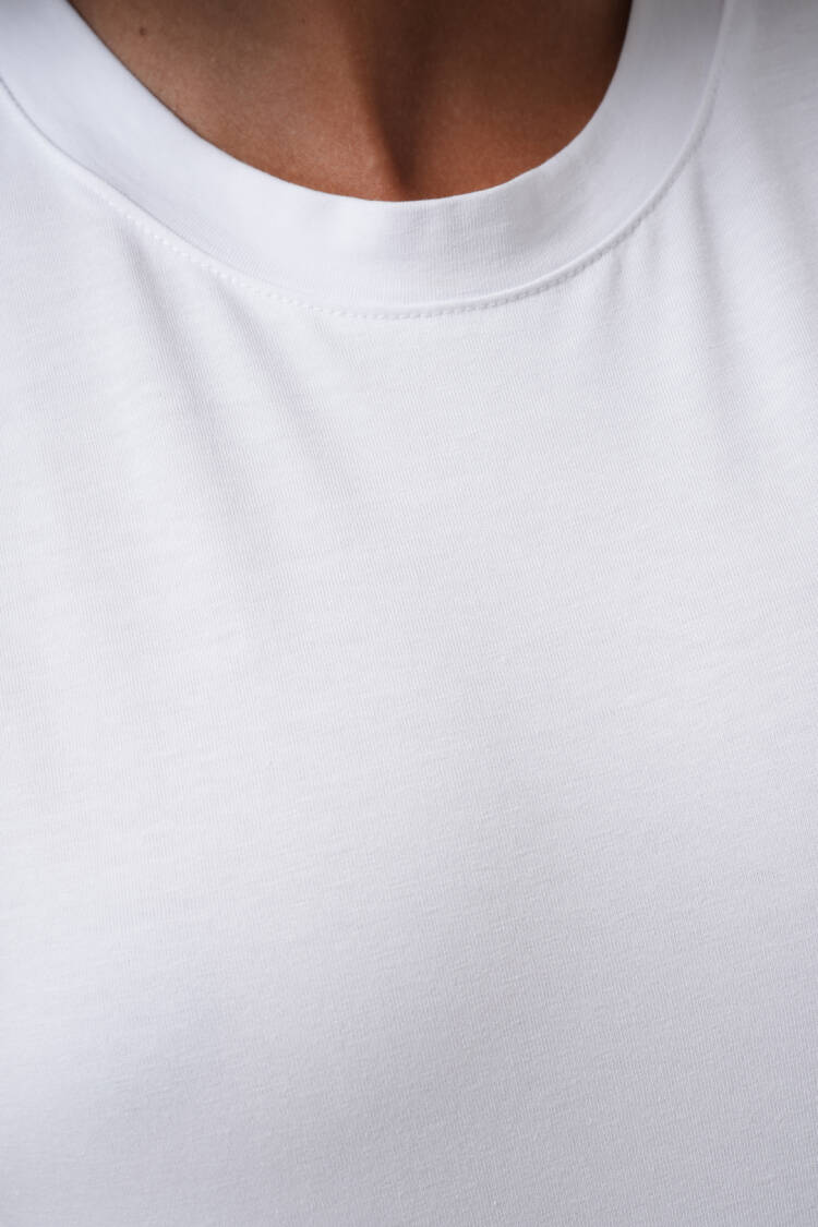 Bodysuit Slim Fit Short Sleeve Crew Neck