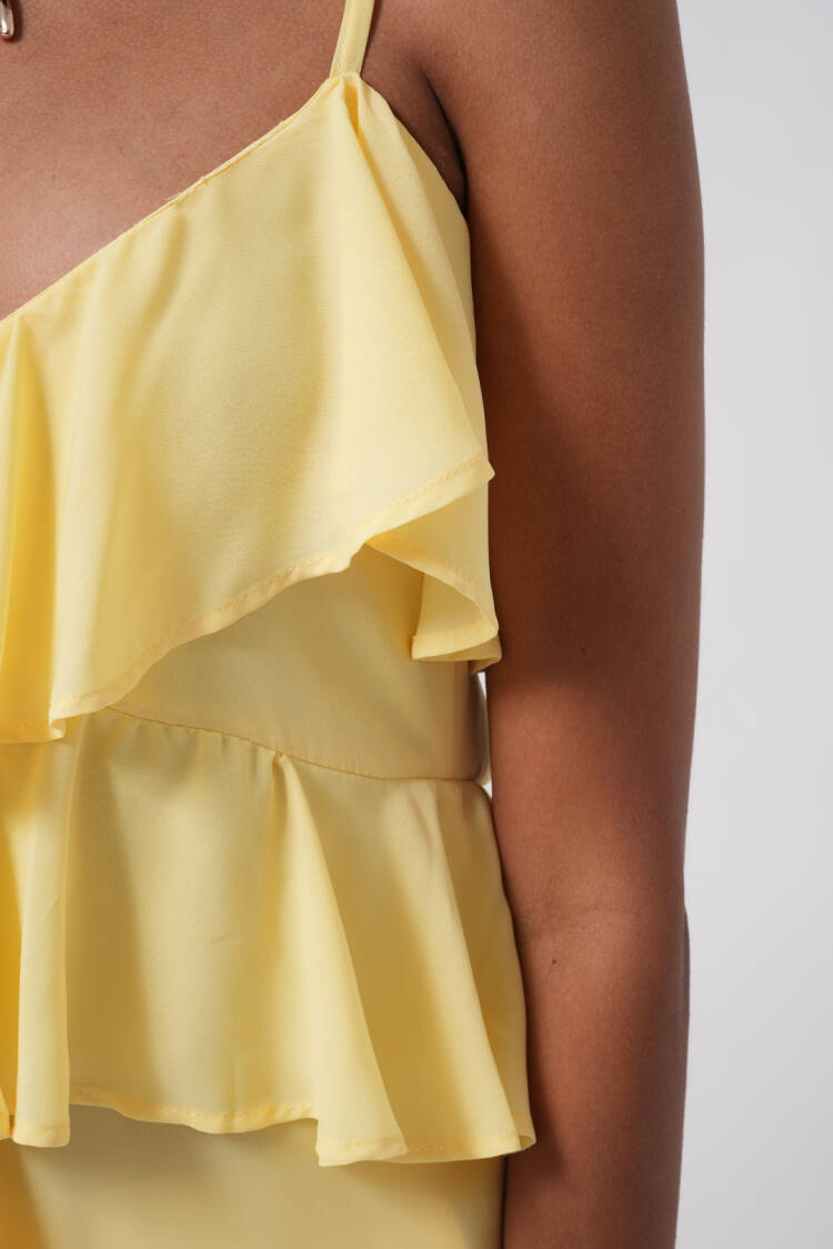 Sleeveless V-Neck Blouse