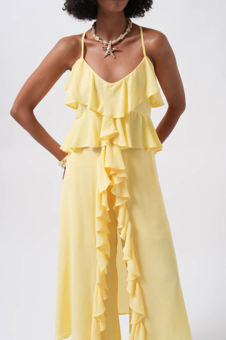 Sleeveless V-Neck Blouse