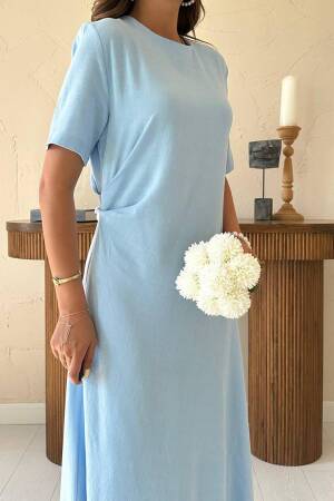A-Line Modest Elegant Floor Length Dress - Brand: Elisa - Women's Clothing Wholesale - Globality Store