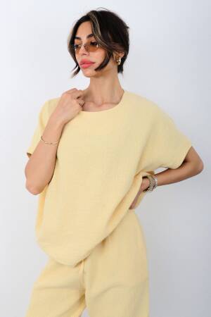 Oversized Fit Casual Blouse - Brand: Cream Rouge - Women's Clothing Wholesale - Globality Store