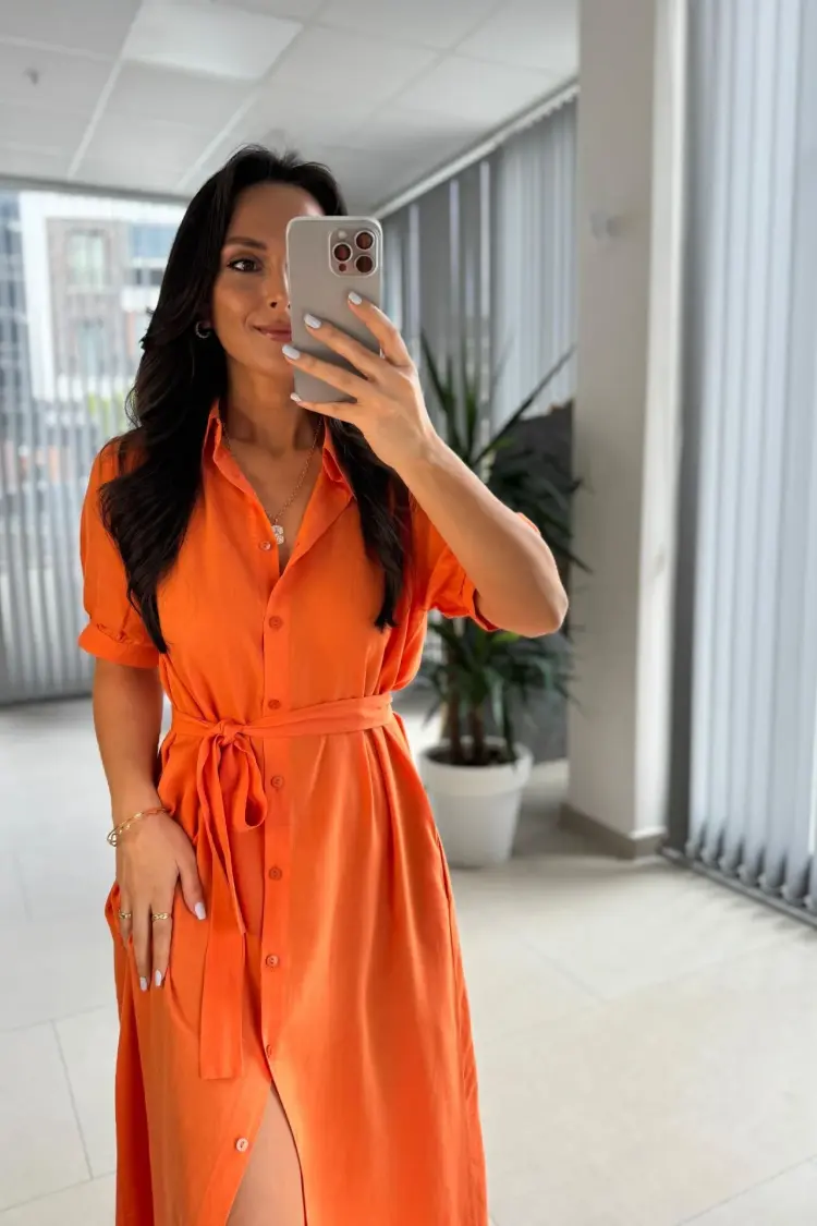 Casual Elegant Formal Modest Shirt Dress Maxi