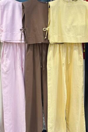 Pink Casual Sleeveless Blouse With Cap Sleeves - Brand: Cream Rouge - Women's Clothing Wholesale - Globality Store