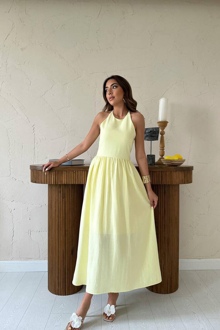 Elegant A-Line Floor Length Dress