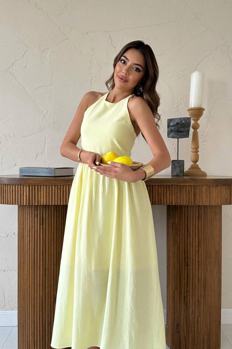 Elegant A-Line Floor Length Dress
