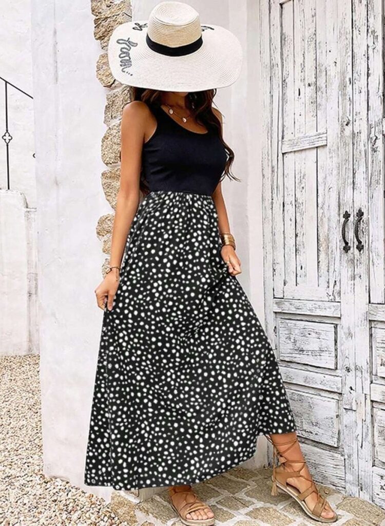 Black Polka Dot Fit And Flare Dress - Brand: Janes - Women & Kids, Baby Clothes Wholesale - Globality Store