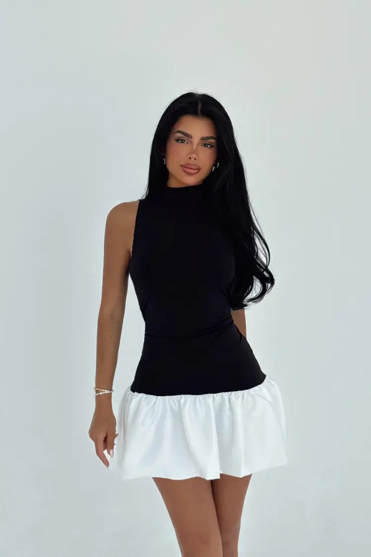 Sexy Elegant Glam Fit And Flare Dress - Brand: EYYO ATELIER - Women's Clothing Wholesale - Globality Store