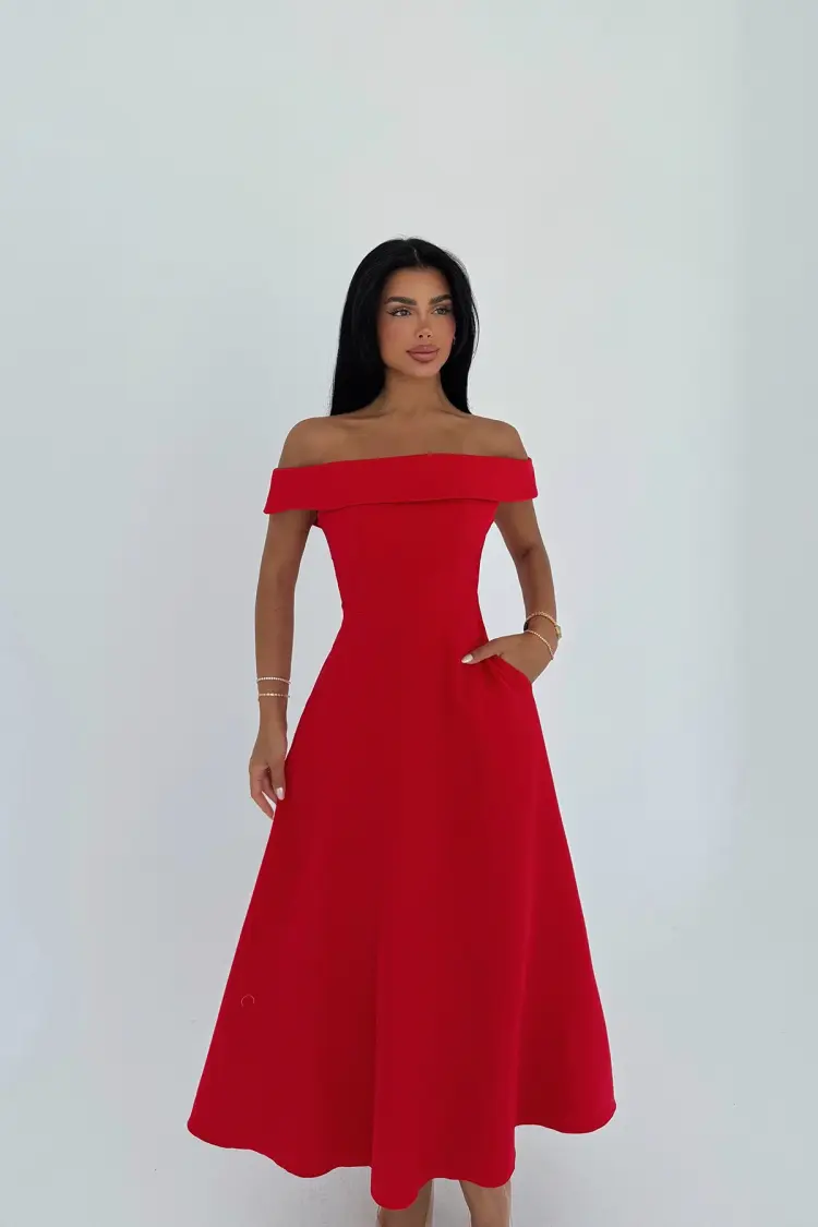 Elegant Formal Glam A-Line Dress