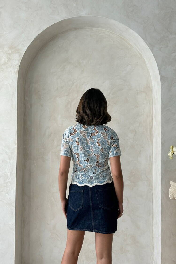 Floral Buttoned Slim Fit Shirt