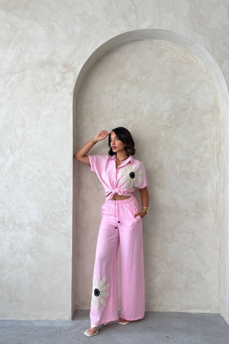 Palazzo Pants With Drawstring Closure