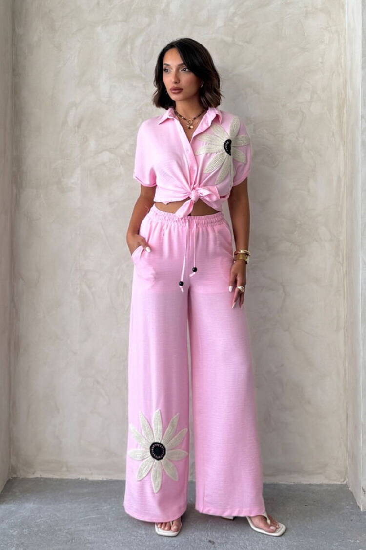Palazzo Pants With Drawstring Closure - Brand: Topshow - Women's Clothing Wholesale - Globality Store