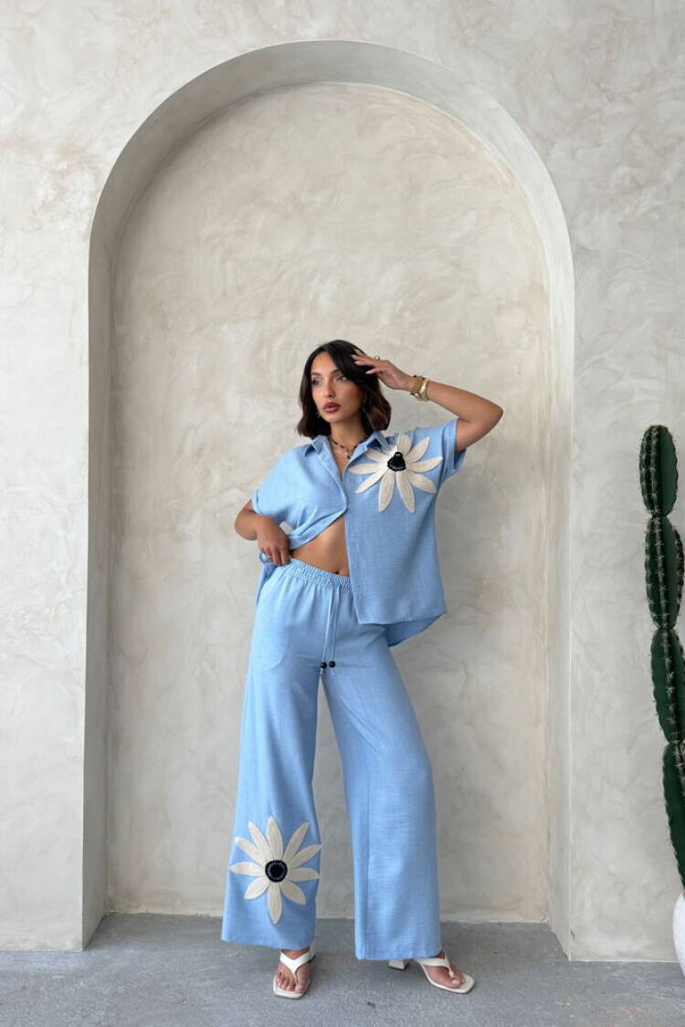 Casual Boho Modest Palazzo Pants
