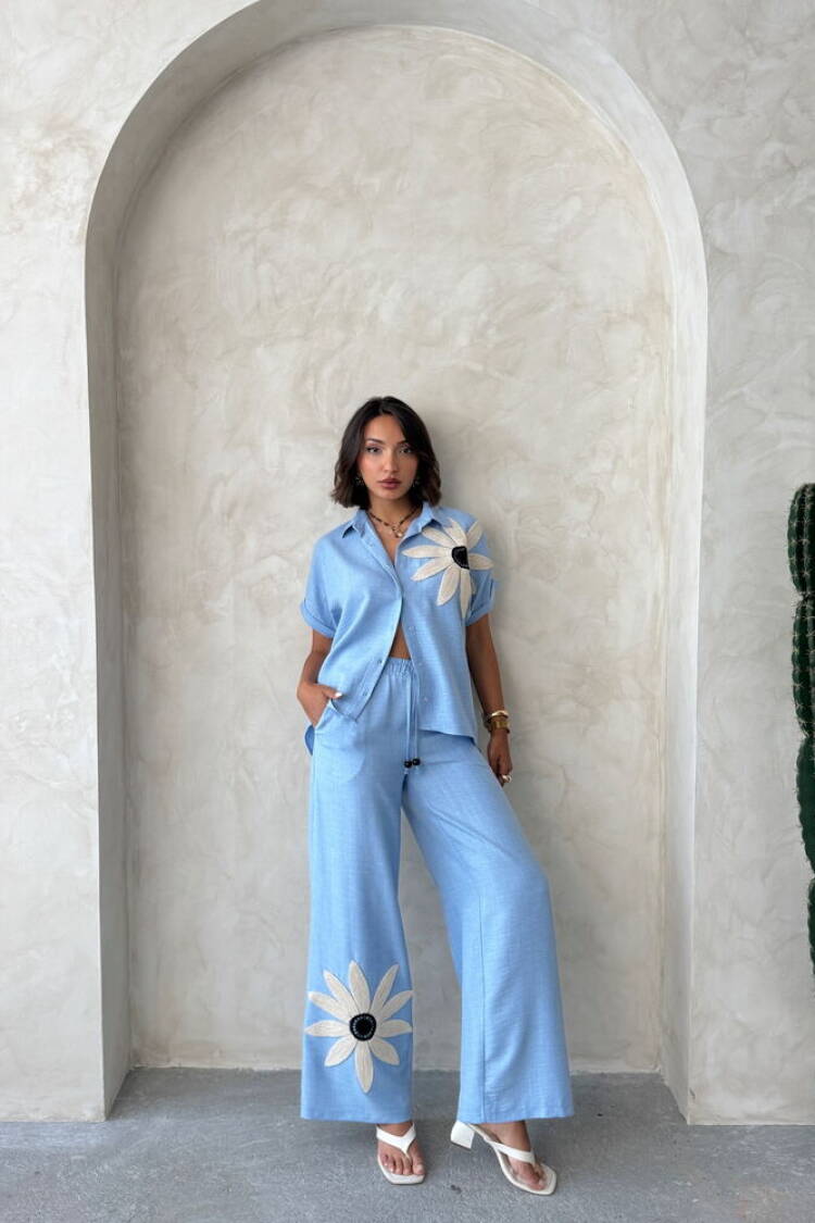 Casual Boho Modest Palazzo Pants