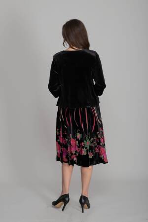 Black Elegant Fit And Flare Midi Dress - Brand: GUMANIZE - Women's Clothing Wholesale - Globality Store