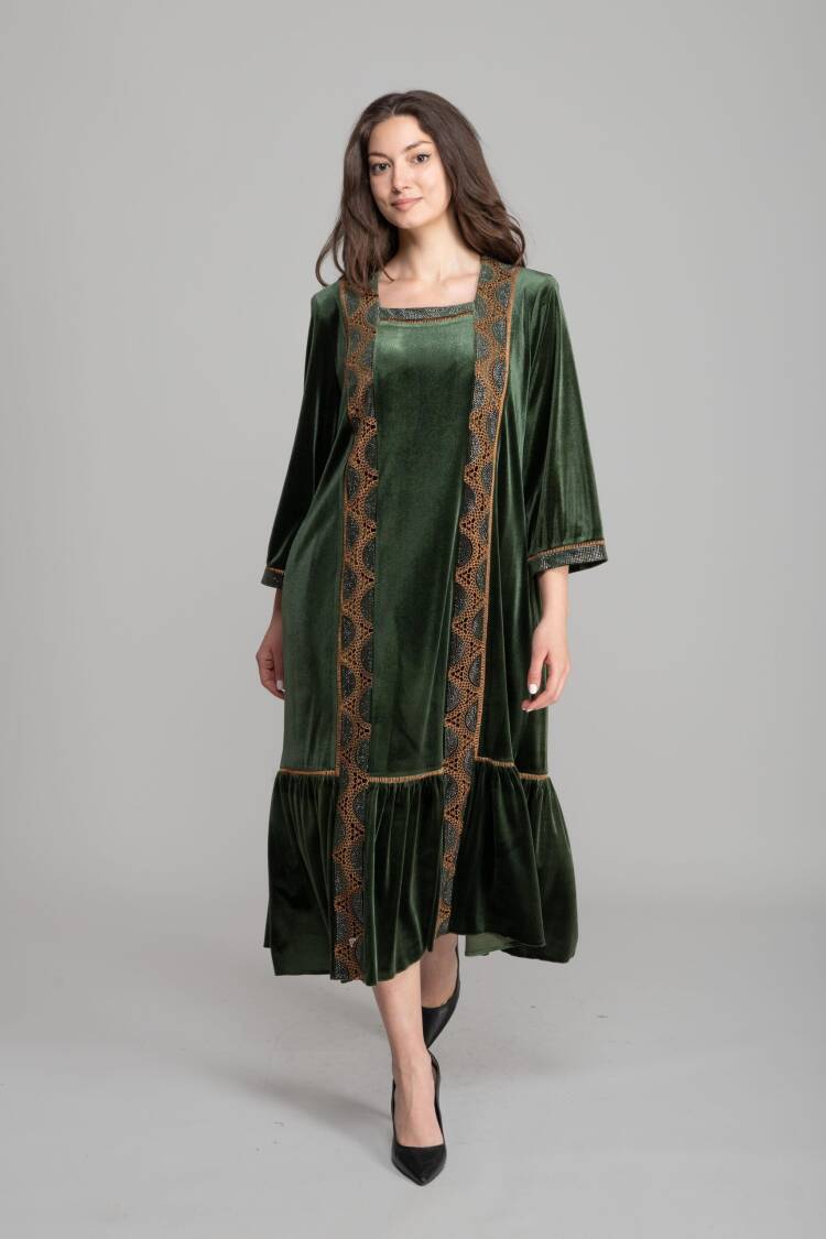Ethnic Modest Elegant Formal Shift Dress