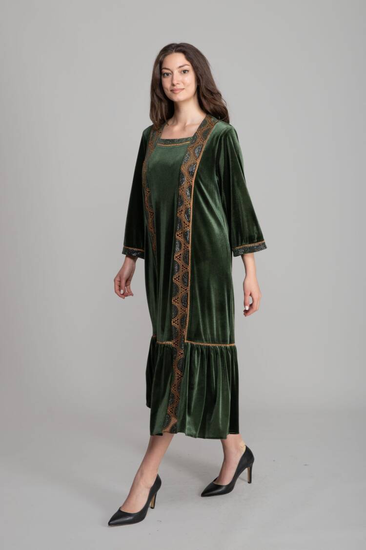 Ethnic Modest Elegant Formal Shift Dress - Brand: GUMANIZE - Women's Clothing Wholesale - Globality Store