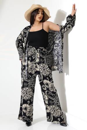 Ethnic Elegant Kimono With Paisley Floral Patterns - Brand: My Jest Fashion - Women's Clothing Wholesale - Globality Store