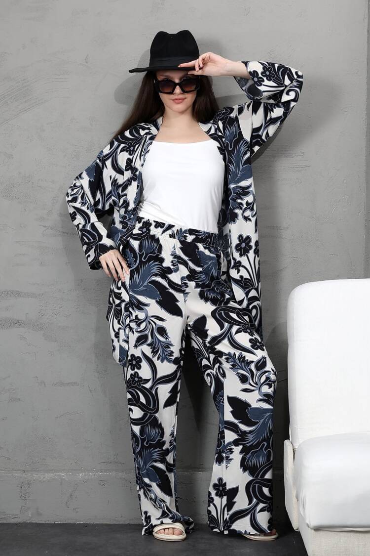 Black Floral Casual Boho Elegant Set - Brand: My Jest Fashion - Women's Clothing Wholesale - Globality Store