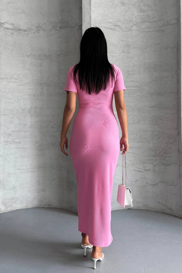 Elegant Floor Length Bodycon Dress