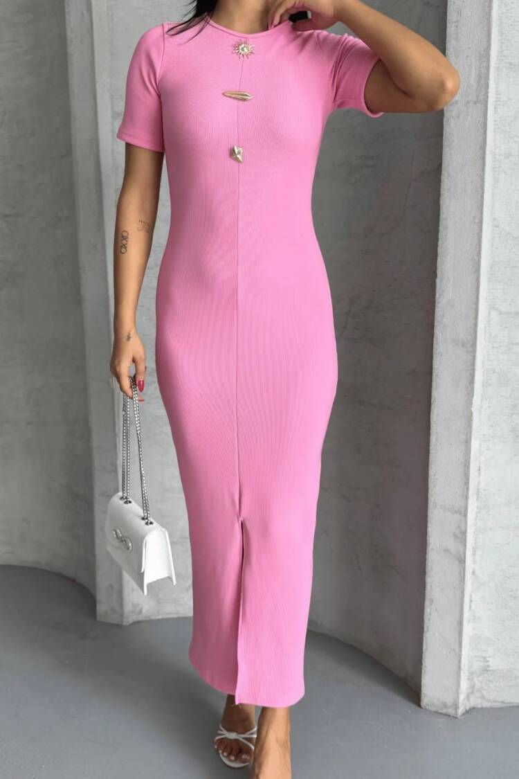 Elegant Floor Length Bodycon Dress