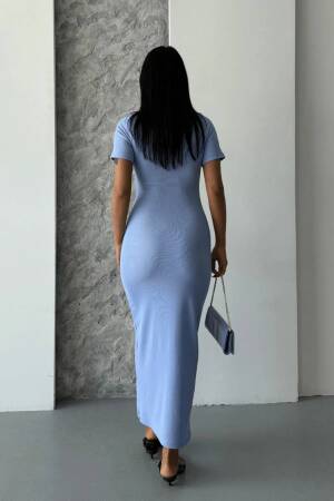 Elegant Bodycon Dress With Short Sleeves - Brand: Fiori - Women's Clothing Wholesale - Globality Store