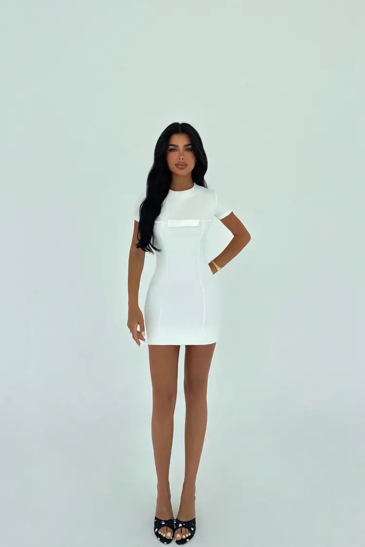 Elegant Bodycon Mini Dress - Brand: EYYO ATELIER - Women's Clothing Wholesale - Globality Store