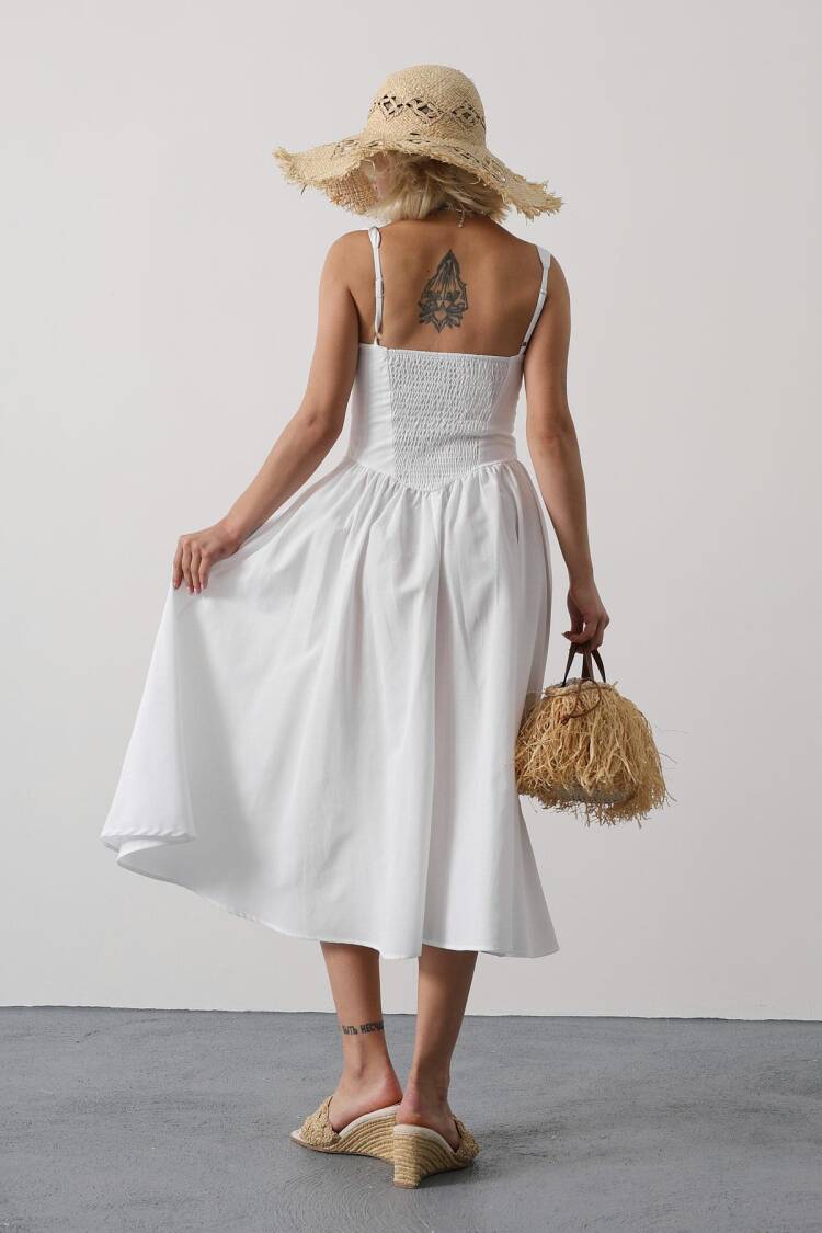 A-Line Cap Sleeve Dress