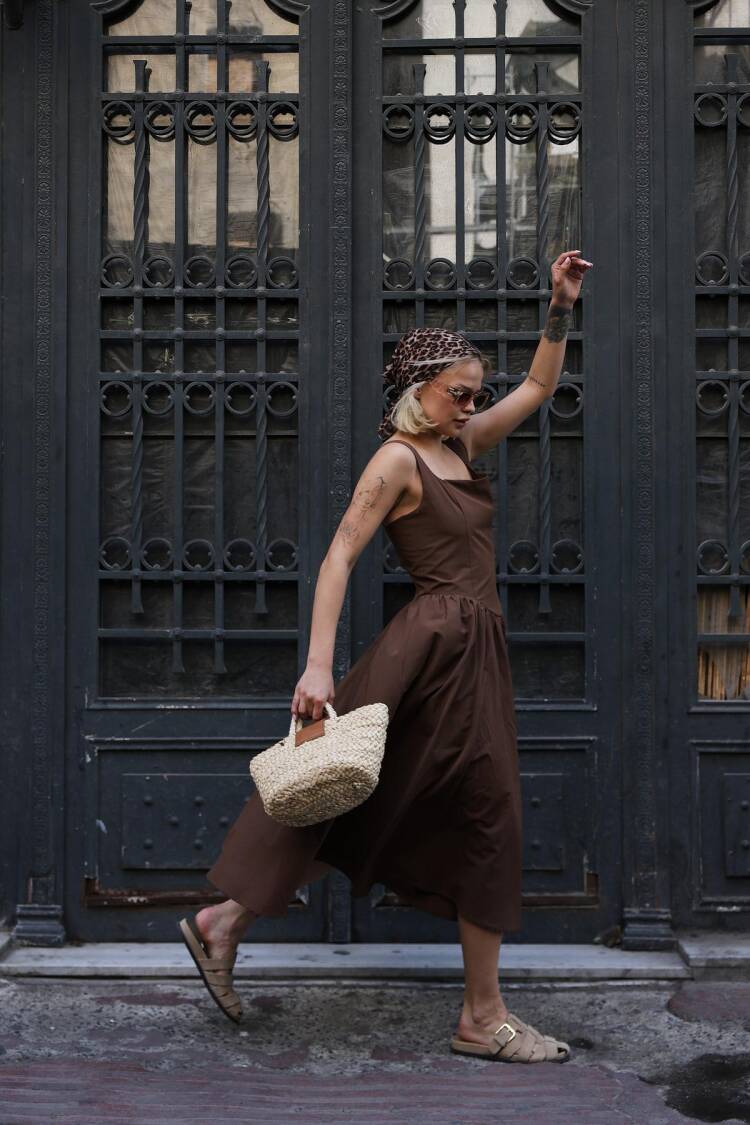 Fit And Flare Midi Dress - Brand: Reyon - Women's Clothing Wholesale - Globality Store