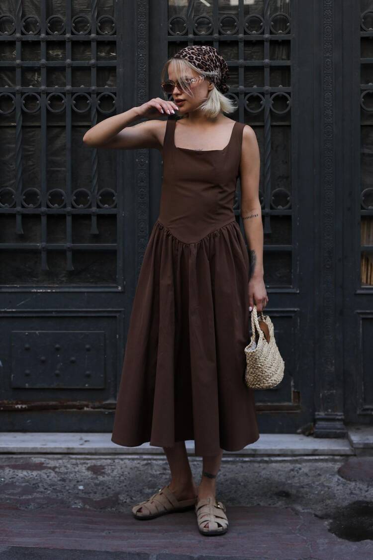 Fit And Flare Midi Dress