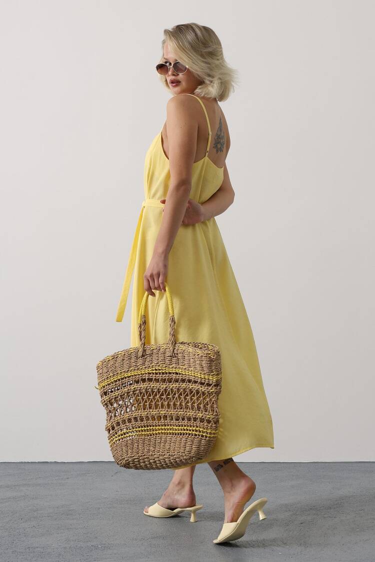 Slip Dress With Sweetheart Neckline