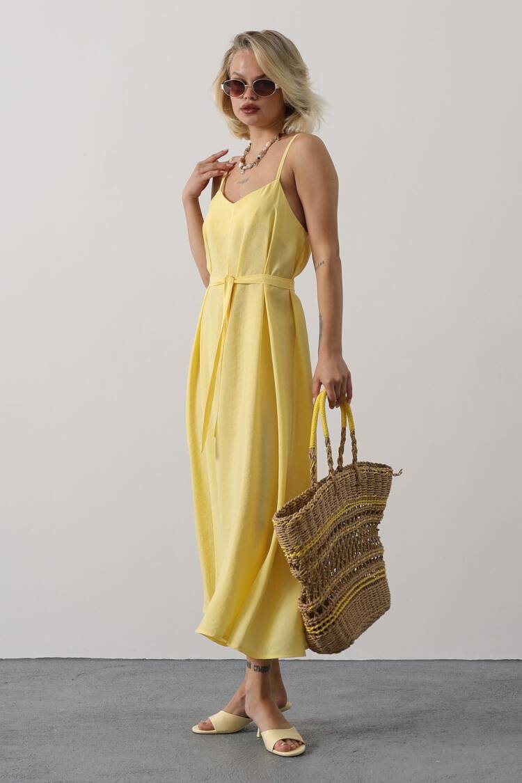 Slip Dress With Sweetheart Neckline