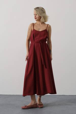 Sleeveless V-Neck Maxi Slip Dress - Brand: Reyon - Women's Clothing Wholesale - Globality Store