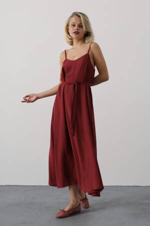 Sleeveless V-Neck Maxi Slip Dress - Brand: Reyon - Women's Clothing Wholesale - Globality Store