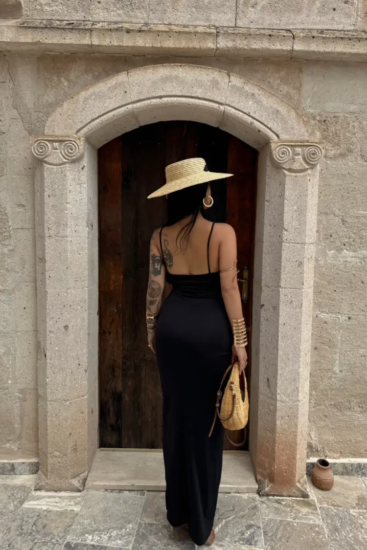 Black Sexy Elegant Sleeveless Slip Dress