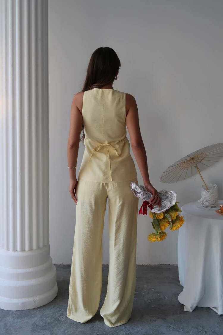 Elegant Palazzo Set With Flap Pocket