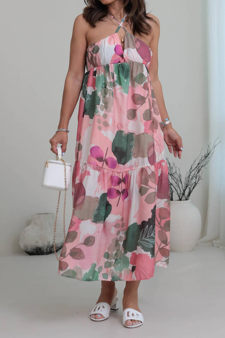Floral Sleeveless Slip Dress