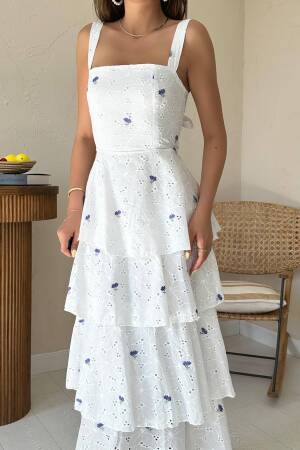Layered Tie Back Dress - Brand: Elisa - Women's Clothing Wholesale - Globality Store