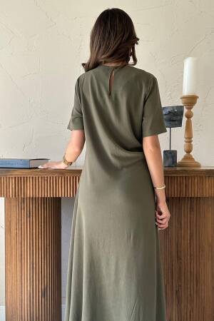 Pleated Crew Neck Dress - Brand: Elisa - Women's Clothing Wholesale - Globality Store