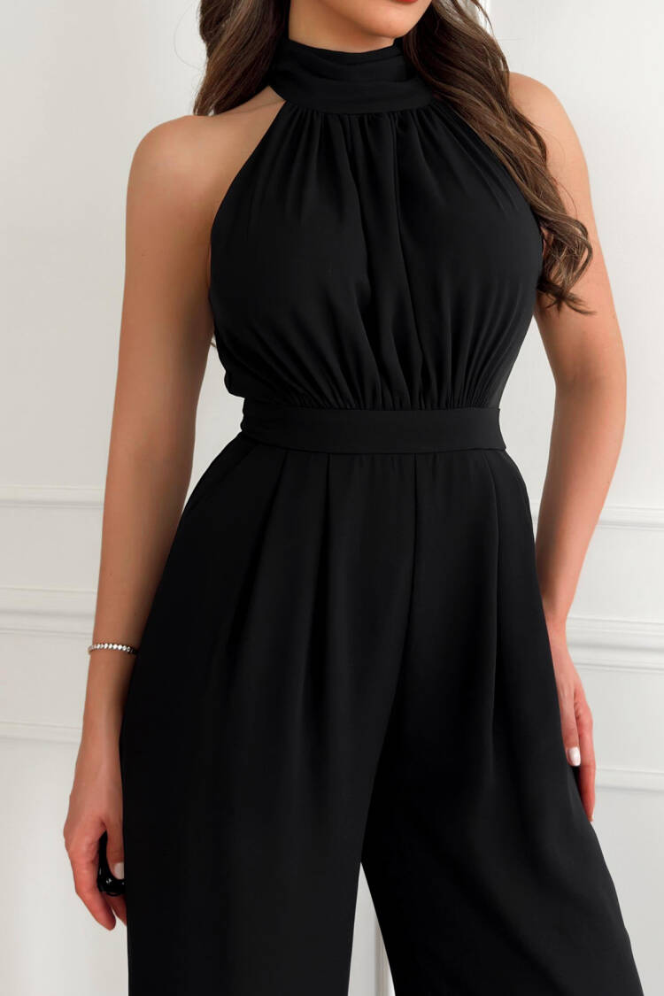 Tailored Sleeveless Cap Sleeve Jumpsuit - Brand: Mode Roy - Women's Clothing Wholesale - Globality Store
