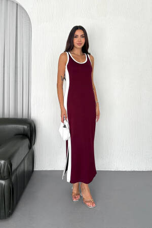 Sleeveless Slip Maxi Dress With Cap Sleeves - Brand: Mode Roy - Women's Clothing Wholesale - Globality Store