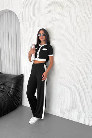 Color Block Casual Palazzo Set - Brand: Mode Roy - Women's Clothing Wholesale - Globality Store