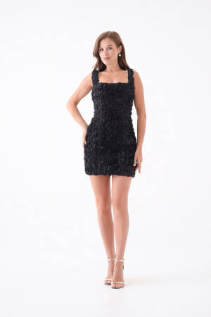 Elegant Floral Bodycon Mini Dress - Brand: Mode Roy - Women's Clothing Wholesale - Globality Store