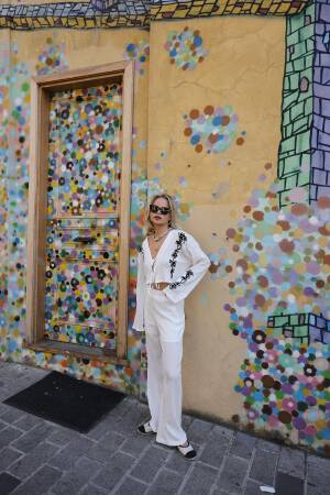 Elegant Boho Set With Palazzo Pants - Brand: Reyon - Women's Clothing Wholesale - Globality Store