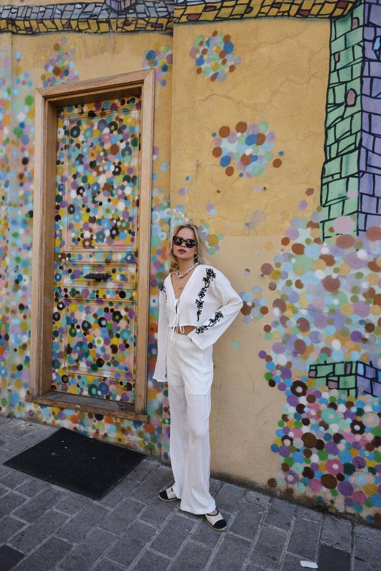 Elegant Boho Set With Palazzo Pants