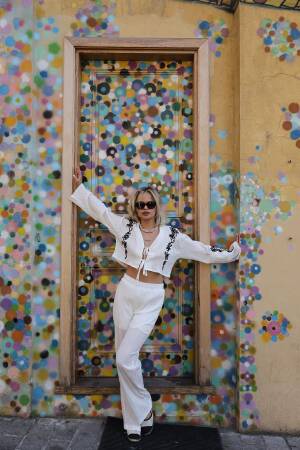 Elegant Boho Set With Palazzo Pants - Brand: Reyon - Women's Clothing Wholesale - Globality Store